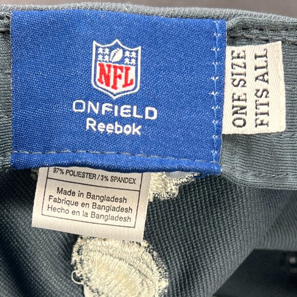 New York Giants NFL Fitted OSFA Cap Hat Reebok Gray Super Bowl Football Mens - Picture 10 of 16